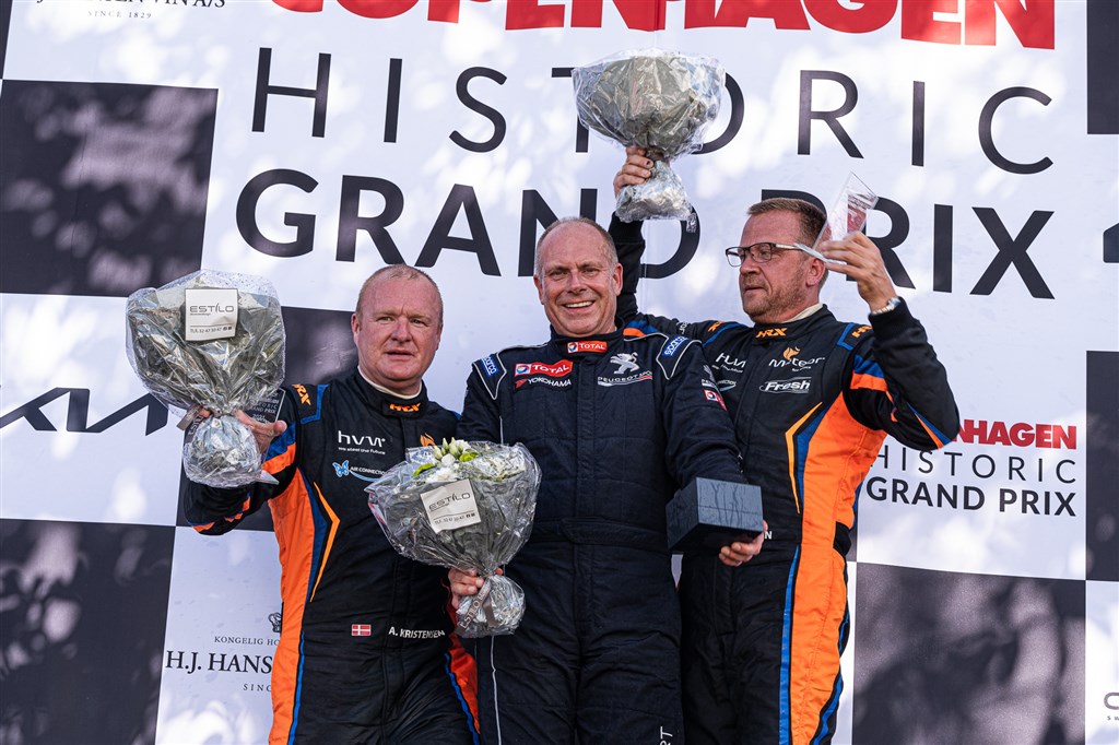 Michael Carlsen kronede en god og stabil weekend i København med en ny triumf i Trofeo - foran Meteor Racings Allan Kristensen og René Povlsen.
(Foto: TCR Denmark/Kim Gripping/Boxengasse.dk)